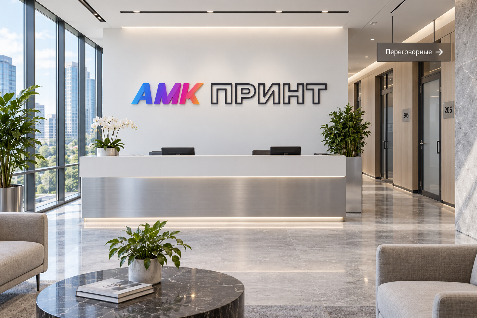 Интерьерная реклама и навигация